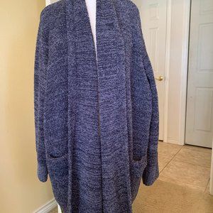 2X plush, soft, cardigan sweater